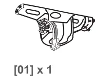 colours SJ44 3 1L Shek Modern Chrome Effect Ceiling Fan Light - Icon