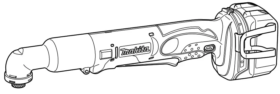 makita DTL060 Cordless Angle Impact Driver - Cover