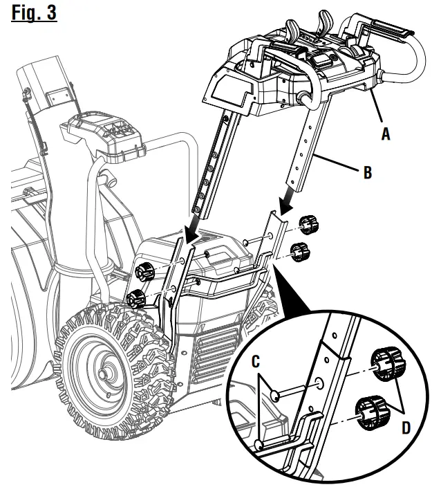 RYOBI RY40807 40V HP Brushless 24 Inch Two-Stage Snow Blower Kit - fig 11
