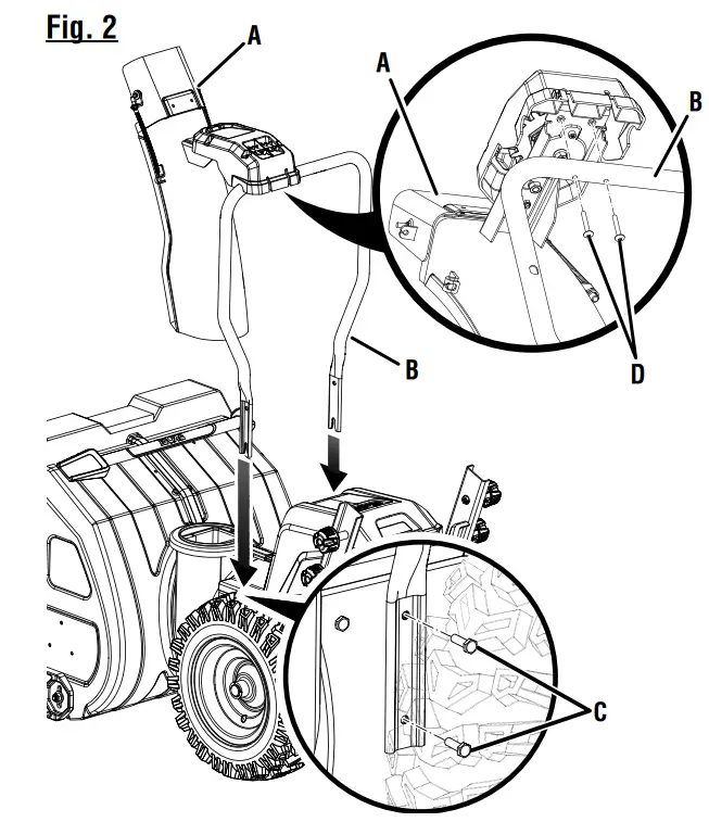 RYOBI RY40807 40V HP Brushless 24 Inch Two-Stage Snow Blower Kit - fig 13