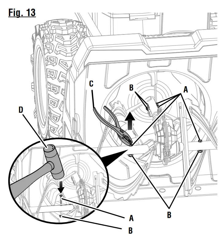 RYOBI RY40807 40V HP Brushless 24 Inch Two-Stage Snow Blower Kit - fig 2