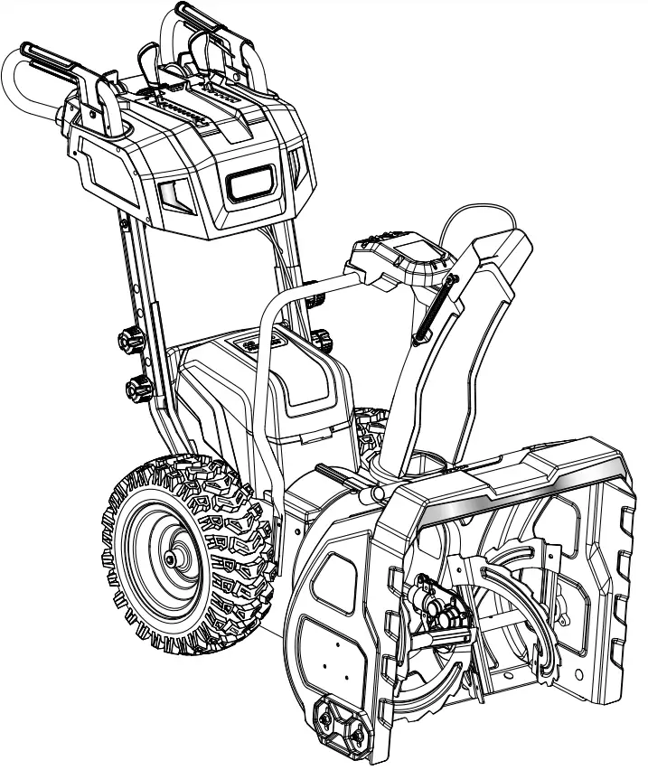 RYOBI RY40807 40V HP Brushless 24 Inch Two-Stage Snow Blower Kit