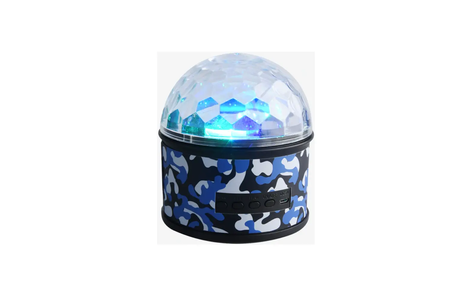 Wireless Express We-flspk Blue Camo Wireless Bluetooth Speaker Fun Light Instruction Manual