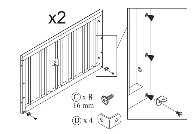 0 3 baby A03-TR0602-WW Torsten Mini Cot 2