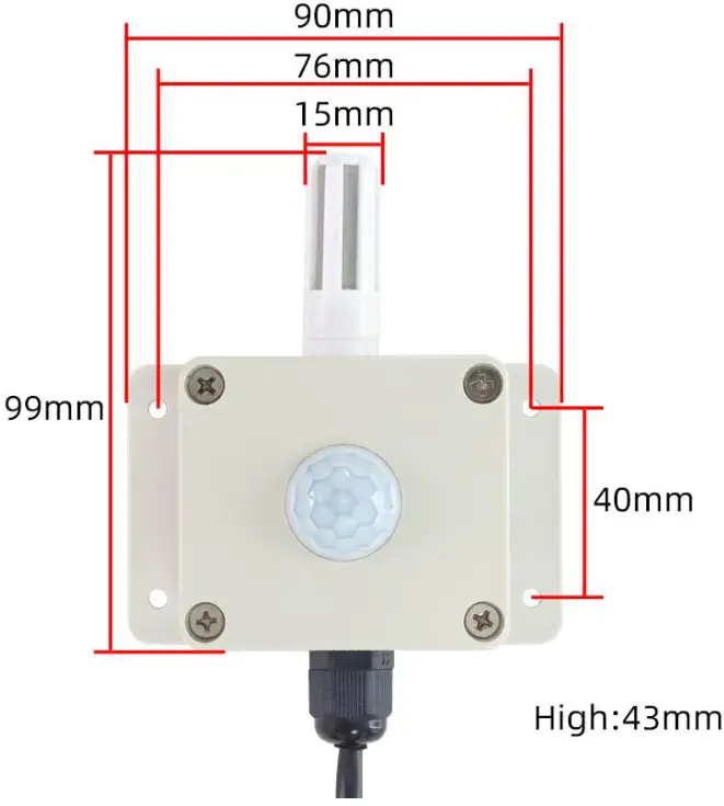 SONBEST SM3591B Illumination Temperature and Humidity Sensor - Fig