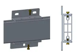 Install frame fixed connecting plate