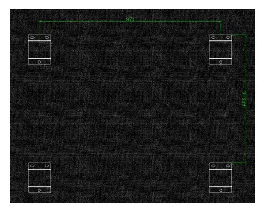 Install frame fixed connecting plate