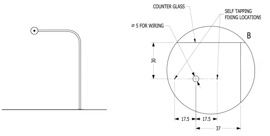 contacta STS K072 Window Intercom Pod and Screen Mount Mic System Kit - figure 7