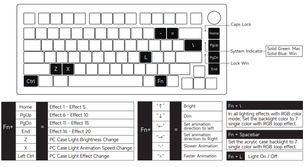 AKKO 5075S RGB Mechanical Keyboard - Keyboard4