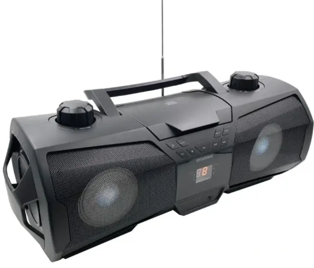 SYLVANIA-SRCD1075BT-Bluetooth-Portable-CD-Radio-Boombox-product-image