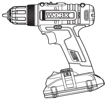WORX WX100L 20V Chuck Drill Driver-FIG1