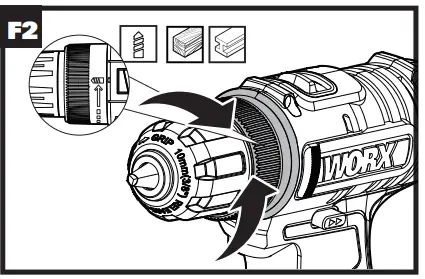 WORX WX100L 20V Chuck Drill Driver-FIG10