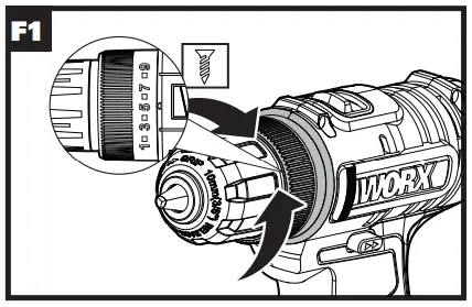 WORX WX100L 20V Chuck Drill Driver-FIG9
