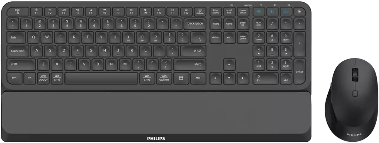 PHILIPS SPT6607B Wireless Keyboard Mouse Combo