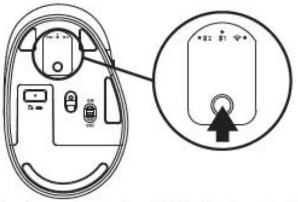 Bluetooth connection guide of the mouse