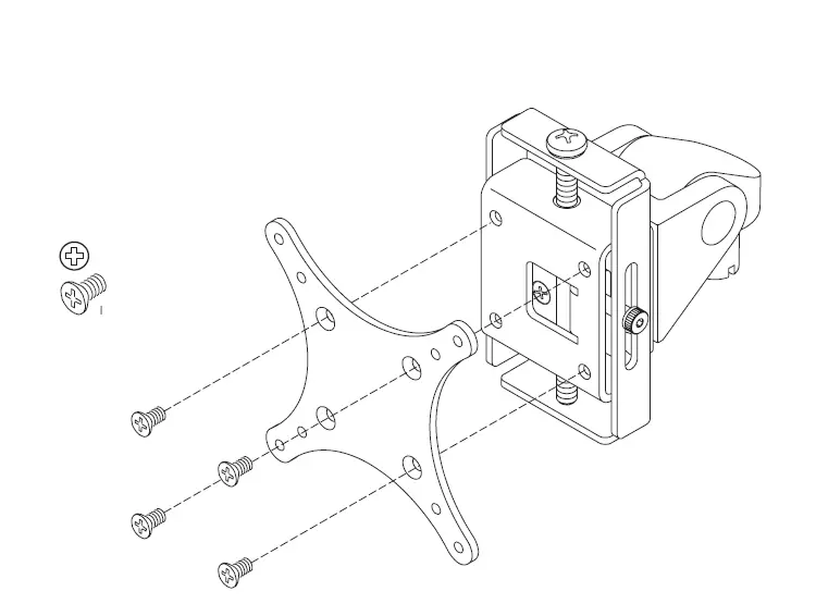 innovative STX-33S Staxx 3 Over 3 Monitor Mount fig 10