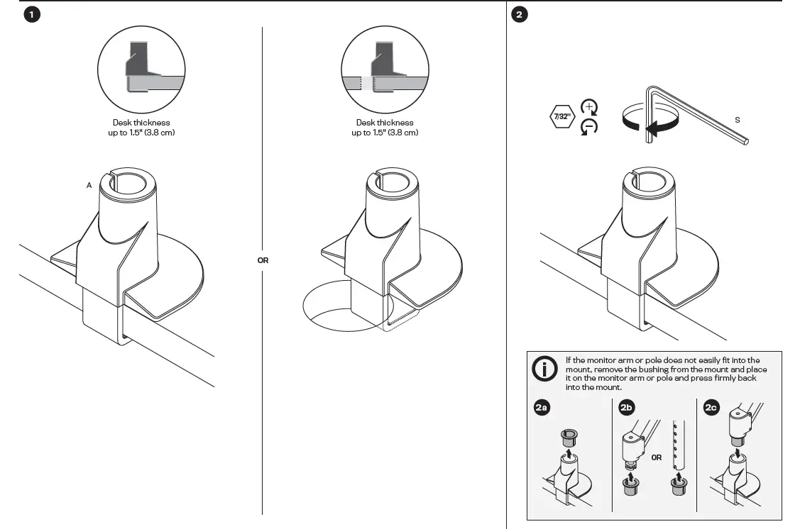 innovative STX-33S Staxx 3 Over 3 Monitor Mount fig 3