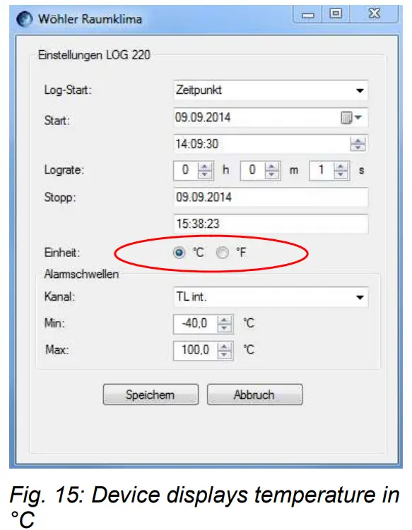 Wohler LOG 220 Temperature and Humidity Data Logger - fig5