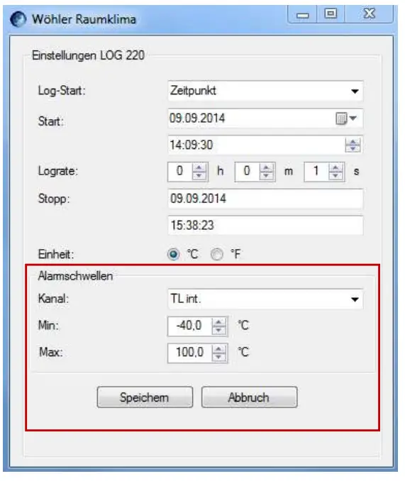 Wohler LOG 220 Temperature and Humidity Data Logger - fig6