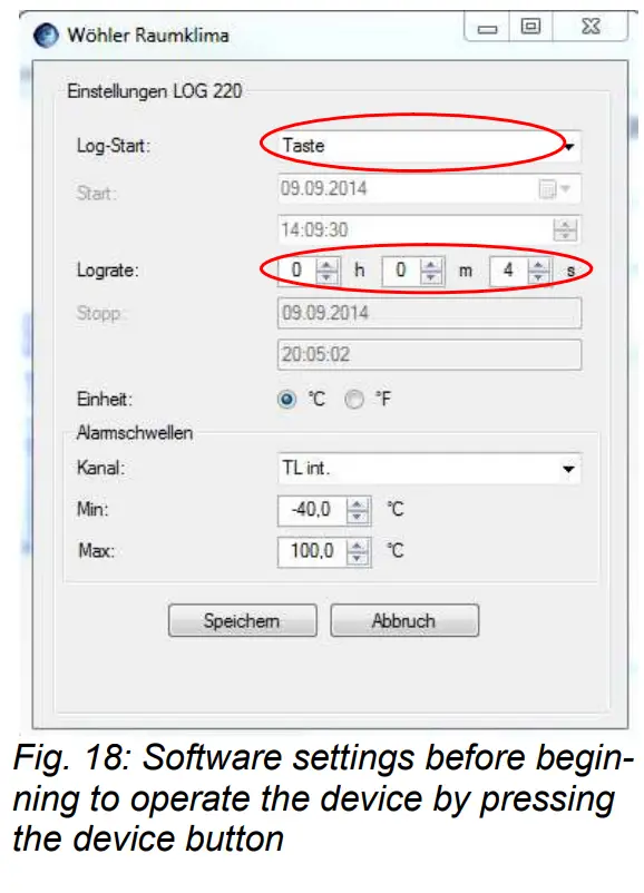 Wohler LOG 220 Temperature and Humidity Data Logger - fig9