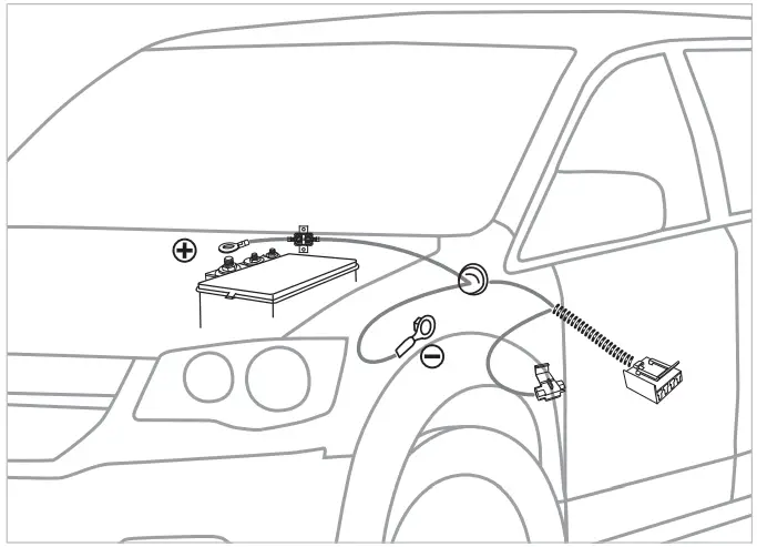 HORIZON N22128 7 Way Vehicle Complete Kit - BRAKE CONTROL HARNESS