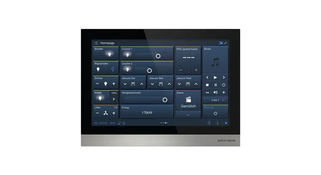 Busch-jaeger Busch-free@home Home Automation Control Panel User Manual
