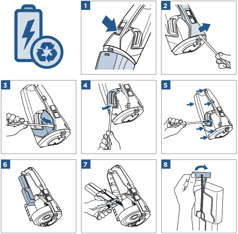 BISSELL 2278N Pet Hair Eraser Lithium Ion - fig