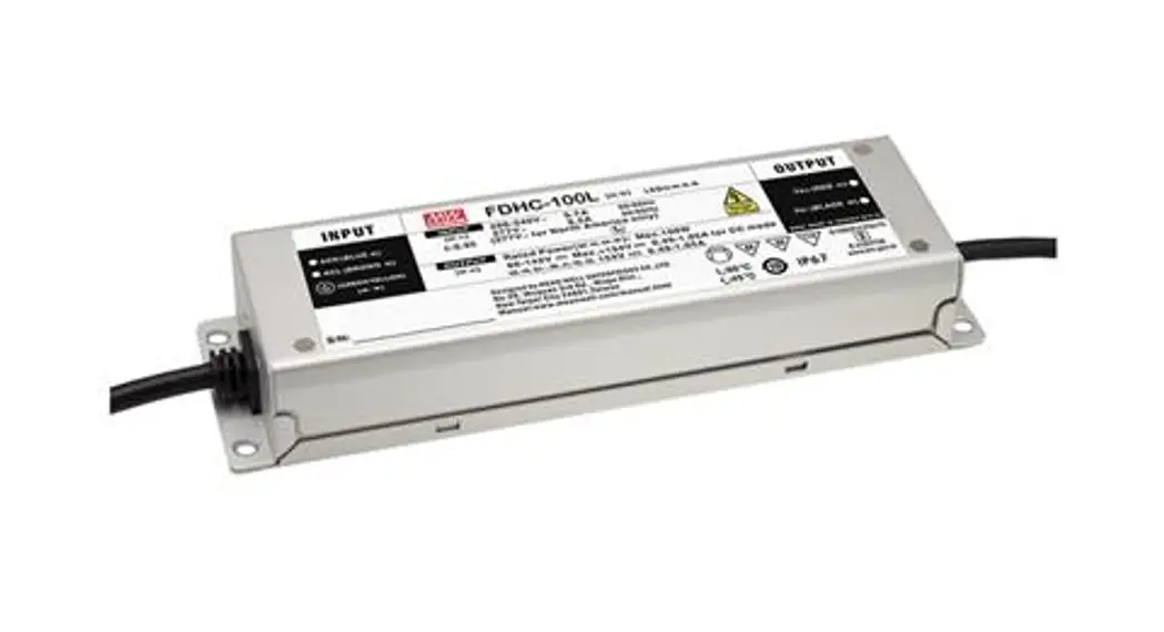 Mean Well Fdhc-100 Ac-dc Led Driver Constant Power Mode Instruction Manual Mean Well Fdhc-100 Ac-dc Led Driver Constant Power Mode Instruction Manual