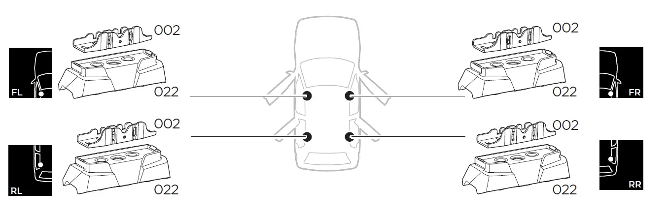 THULE 187005 Fixpoint Kit 5