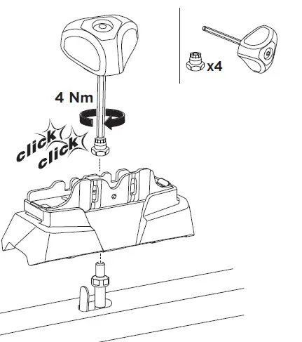 THULE 187005 Fixpoint Kit 9
