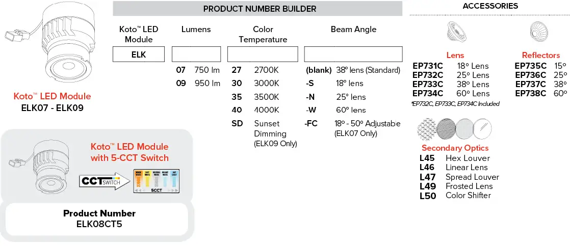 ELCO Lighting ELK6418W 6 Inch Pex Round Reflector Trim for Koto Module-4