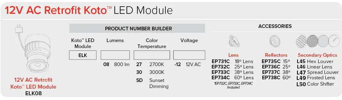 ELCO Lighting ELK6418W 6 Inch Pex Round Reflector Trim for Koto Module-8