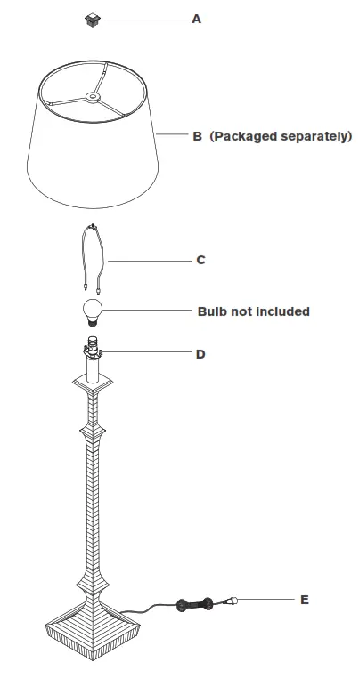 VISUAL COMFORT CHA 9591 Briar Large Floor Lamp