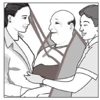 25015 Lifting Slings by Human Care with Silhouette High Back - 10