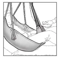 25015 Lifting Slings by Human Care with Silhouette High Back - 20