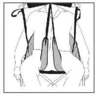 25015 Lifting Slings by Human Care with Silhouette High Back - 25