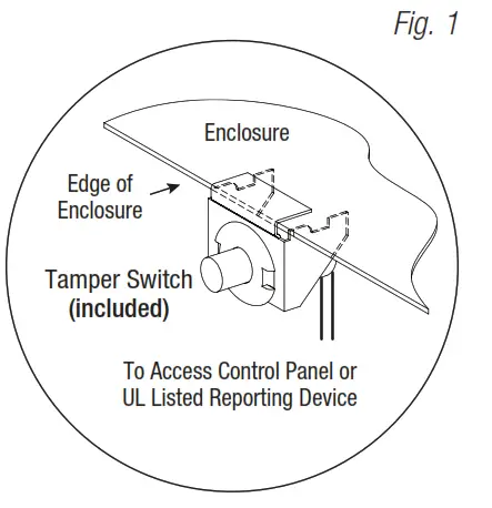 Altronix Trove1PD1 Trove1 Enclosure with PDK Backplane fig