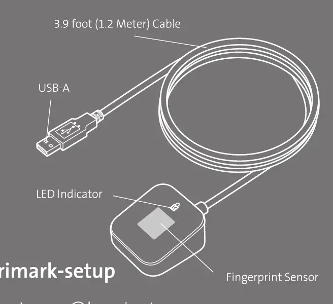 Kensington K62330 VeriMark Desktop Fingerprint Key 1