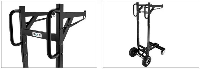 PROAIM CT-VNGD-CS Vanguard Collapsible Cart for Holding C-Stands - Figure 9