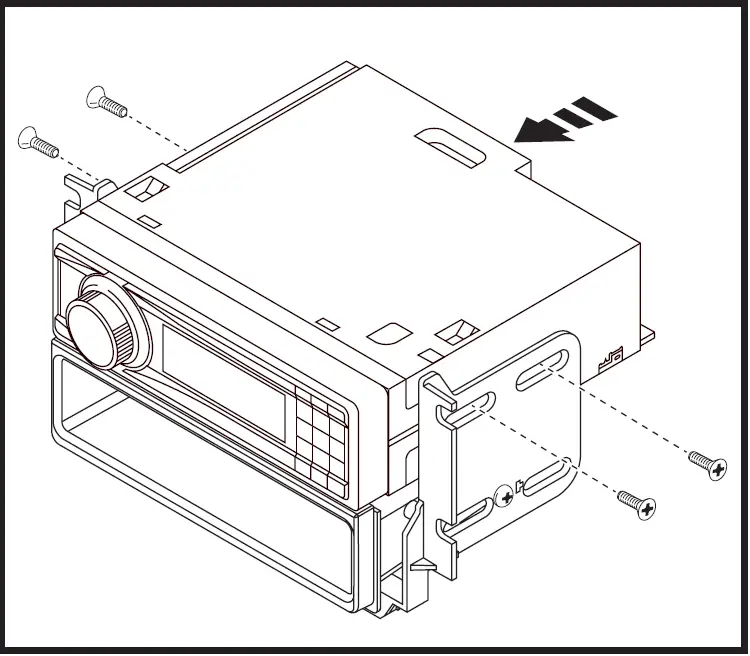 MeTra 99-6520B DIN Dash 12