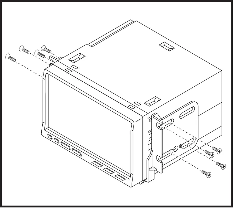 MeTra 99-6520B DIN Dash 14