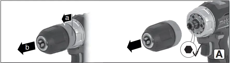 metabo PowerMaxx SB 12 BL Cordless Hammer Drill A02