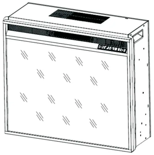 Southern ENTERPRISES HD054339 Saleh 54 25 in Smart Electric Fireplace in Dark Brown - ASEMBLY12