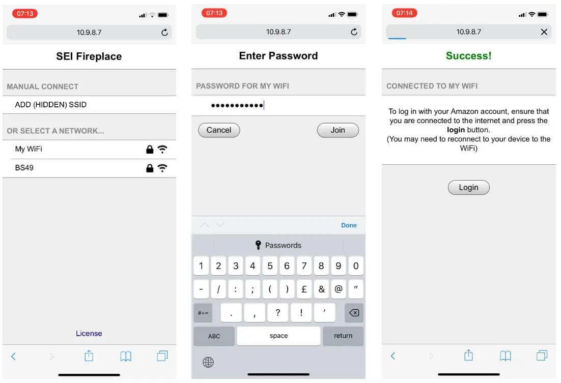 Southern ENTERPRISES HD054339 Saleh 54 25 in Smart Electric Fireplace in Dark Brown - Smart