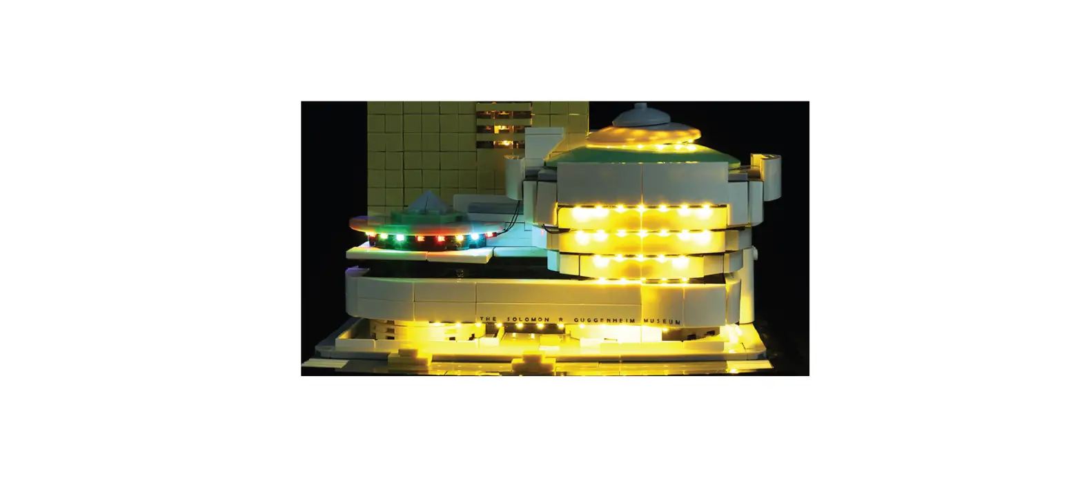 Game Of Bricks 21035 Light Kit For Solomon R. Guggenheim Museum Instruction Manual