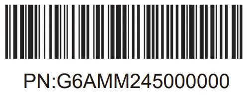 Lenovo Legion Y25-30 Gaming Monitor bar code