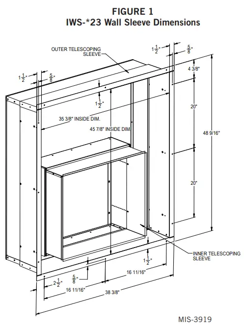 Bard I-TEC Wall Sleeve - FIGURE 1