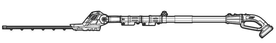 WORX WG252E.9 20V Cordless Telescope Hedge Trimmer