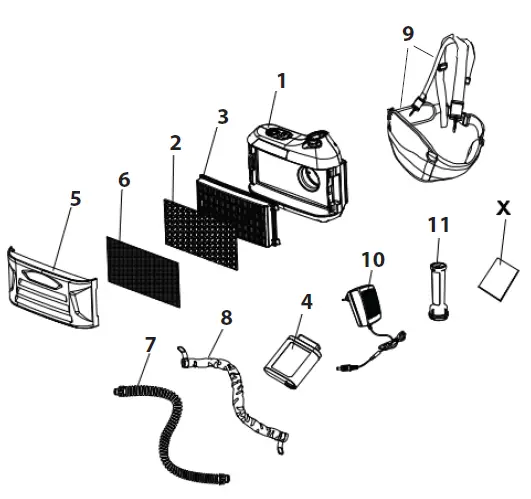 SAB EPR-X1-Powered-Air-Purifying-Respirator-fig-16