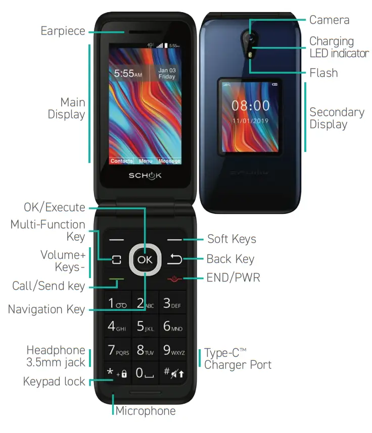 CHARGECORE WLC OMTRI-931 Magnetic 3 in 1 Travel Charging Pad